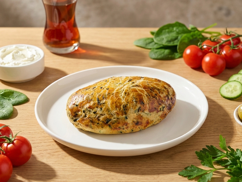 Ispanaklı Labneli Poğaça