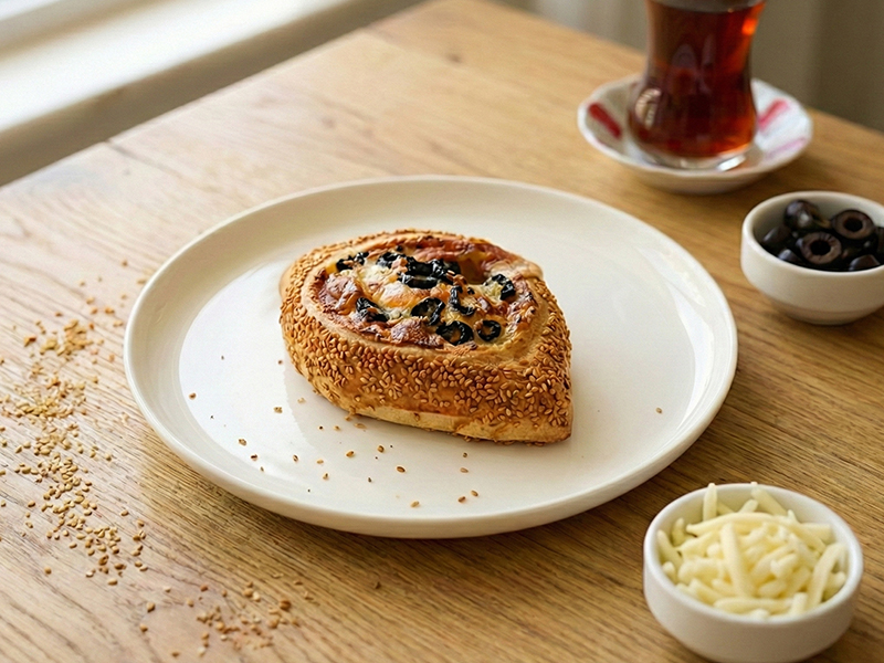 Zeytinli Kaşarlı Poğaça