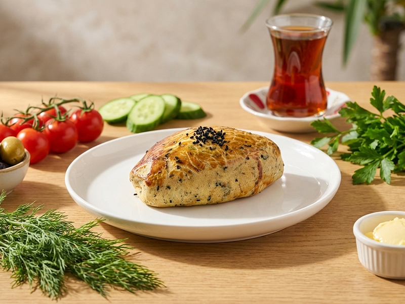 Dereotlu Ev Poğaçası