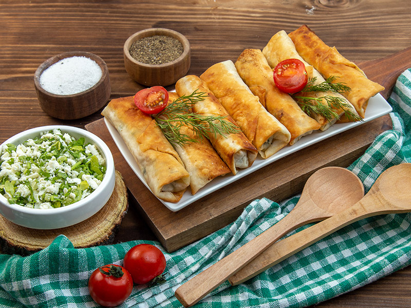Peynirli Roll Böreği